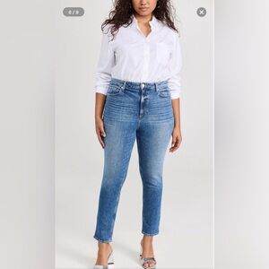 Paige denim high rise Sarah slim jeans